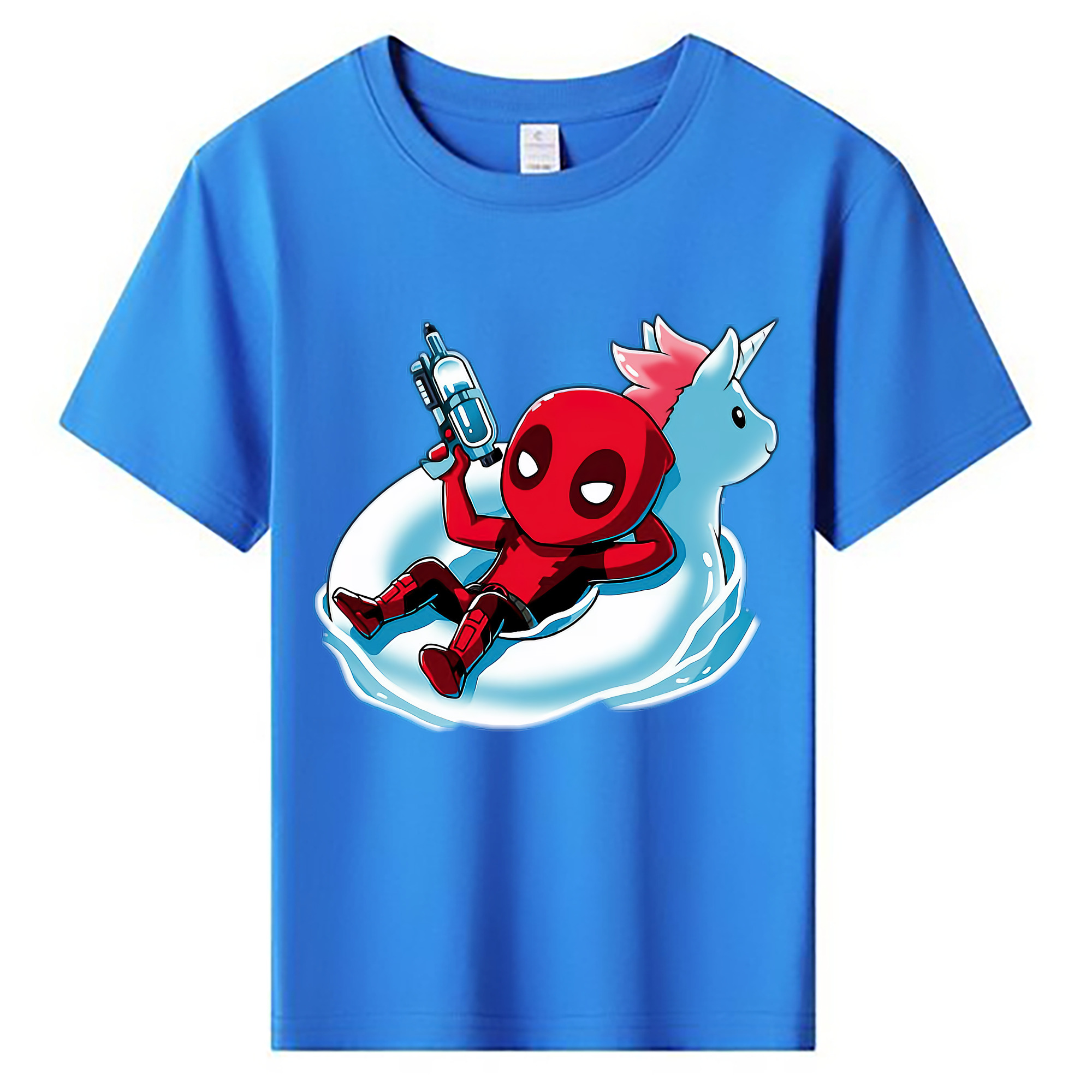 （画像用） Deadpool デッドプール 綿100％キッズTシャツ（フロントプリント）